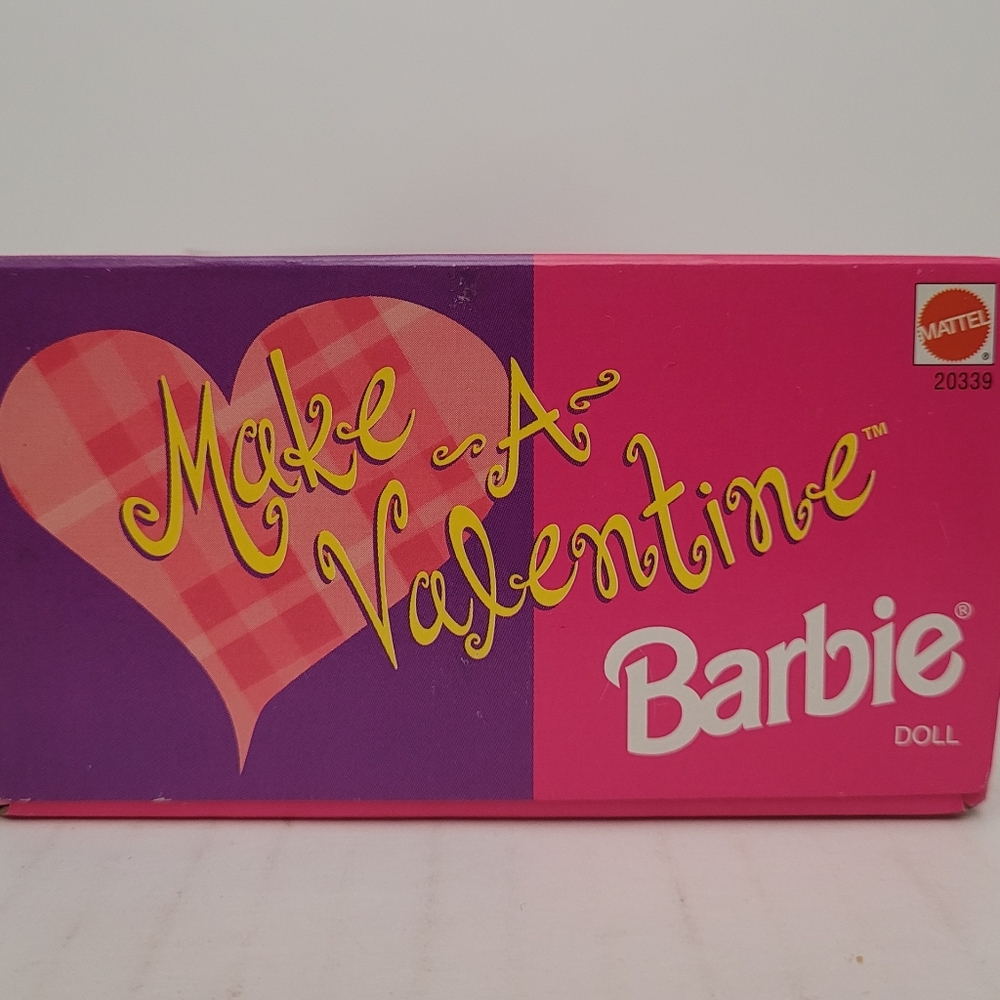 Vintage 1998 Make-A-Valentine Barbie #20339 - Picture 6 of 6
